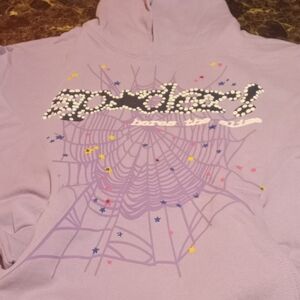 Purple Sp5der 555 Pullover  Hoodie